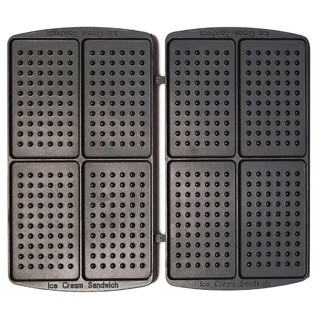 Syntrox Plattenauswahl: Ice Cream Sandwich Maker, Multimaker SM-1300W Zubehör, Plattenset für SM-130