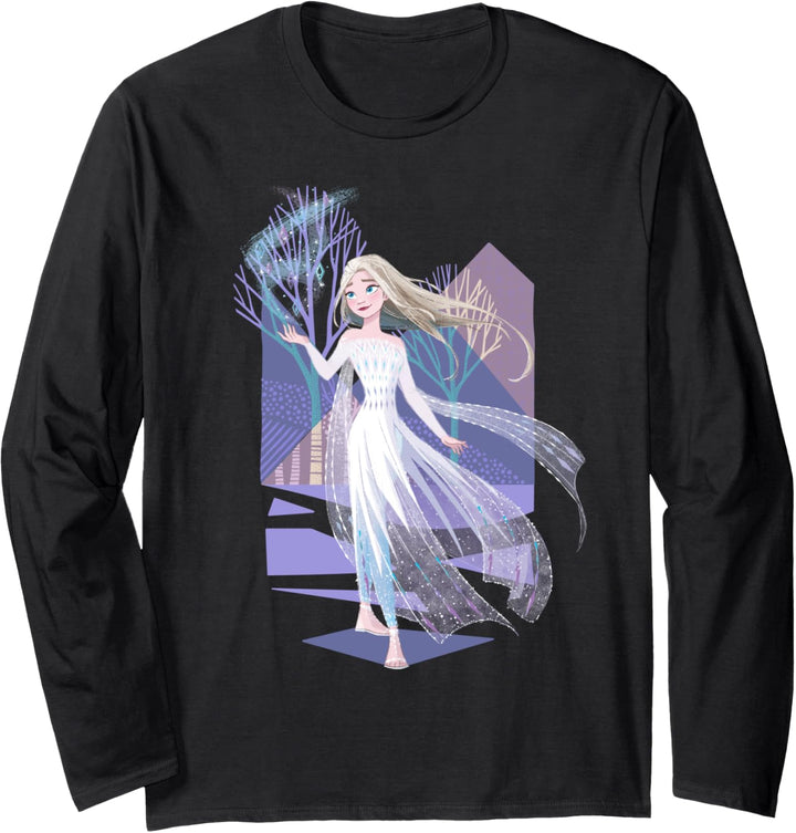 Disney Frozen 2 Snow Queen Elsa Langarmshirt