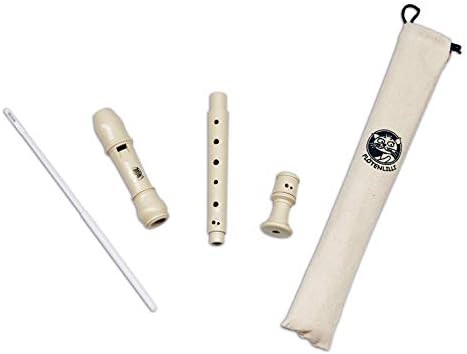 CASCHA HH 1502 Blockflöten Set, Flöte aus Kunststoff zum Lernen für Kinder und Anfänger mit Buch, Ba