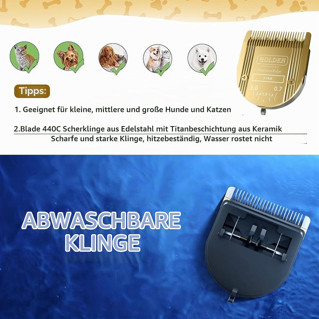BESTBOMG 5-in-1 Pro Animal Ersatzklingen kompatibel mit Arco, Bravura, Chromado, Creativa, Figur und