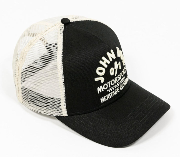 John Doe Trucker Cap - Baseballcap mit Baumwolle - Basecap mit Markenstickerei - Snapback Cap mit Me