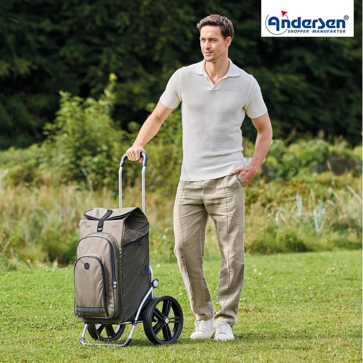 ANDERSEN Einkaufstrolley - Royal Shopper Hydro 3.0 Oliv, Oliv