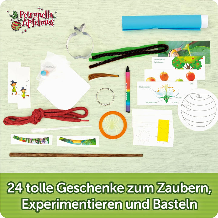 FRANZIS 67202 - Adventskalender Petronella Apfelmus - Experimente und Zaubertricks, 24 spannende Ver
