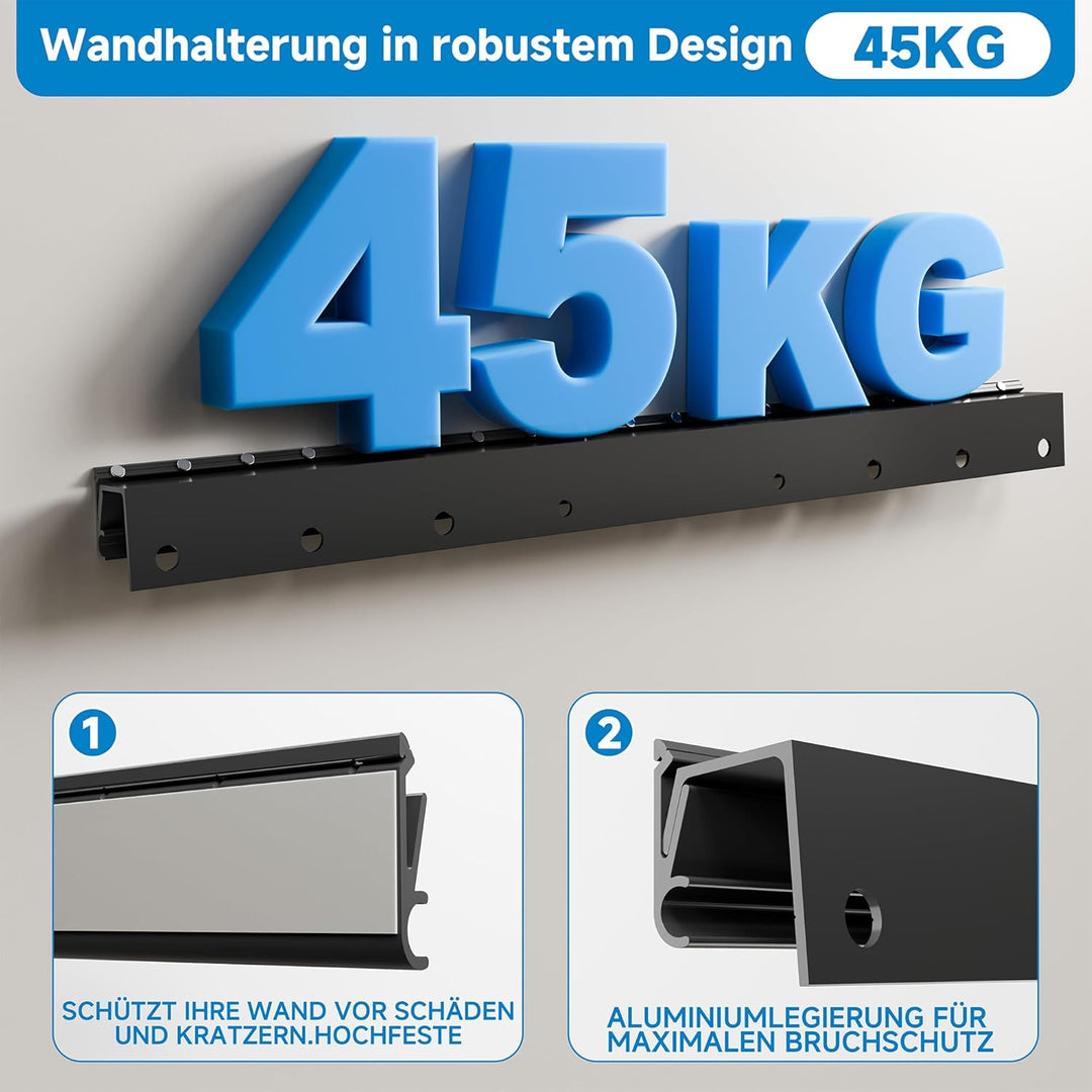 Antimbee TV Wandhalterung ohne Bolzen, Fernsehhalterung Wand, Wandhalterung Fernsehe für 13-55 Zoll