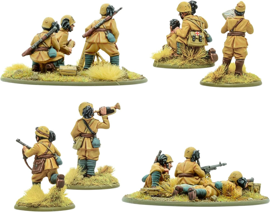Warlord Games, Bolzen-Aktion: italienische Bersaglieri-Stützgruppe