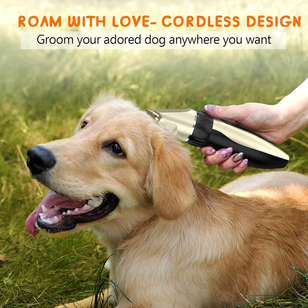 Leise Hundeschermaschine, Schermaschine Hund Katze, Profi Elektrische Tierhaarschneidemaschine, wit