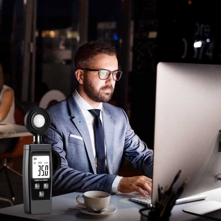 Digitale Luxmeter, XinJiaYi Handlich Belichtungsmesser für Pflanzen, Voll mit Wellen Von bis Zu 200.