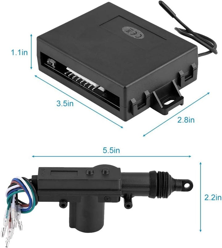 Ejoyous Universal Auto Türschloss Keyless Entry System Zentralverriegelung Fernbedienung Kit mit 4 S