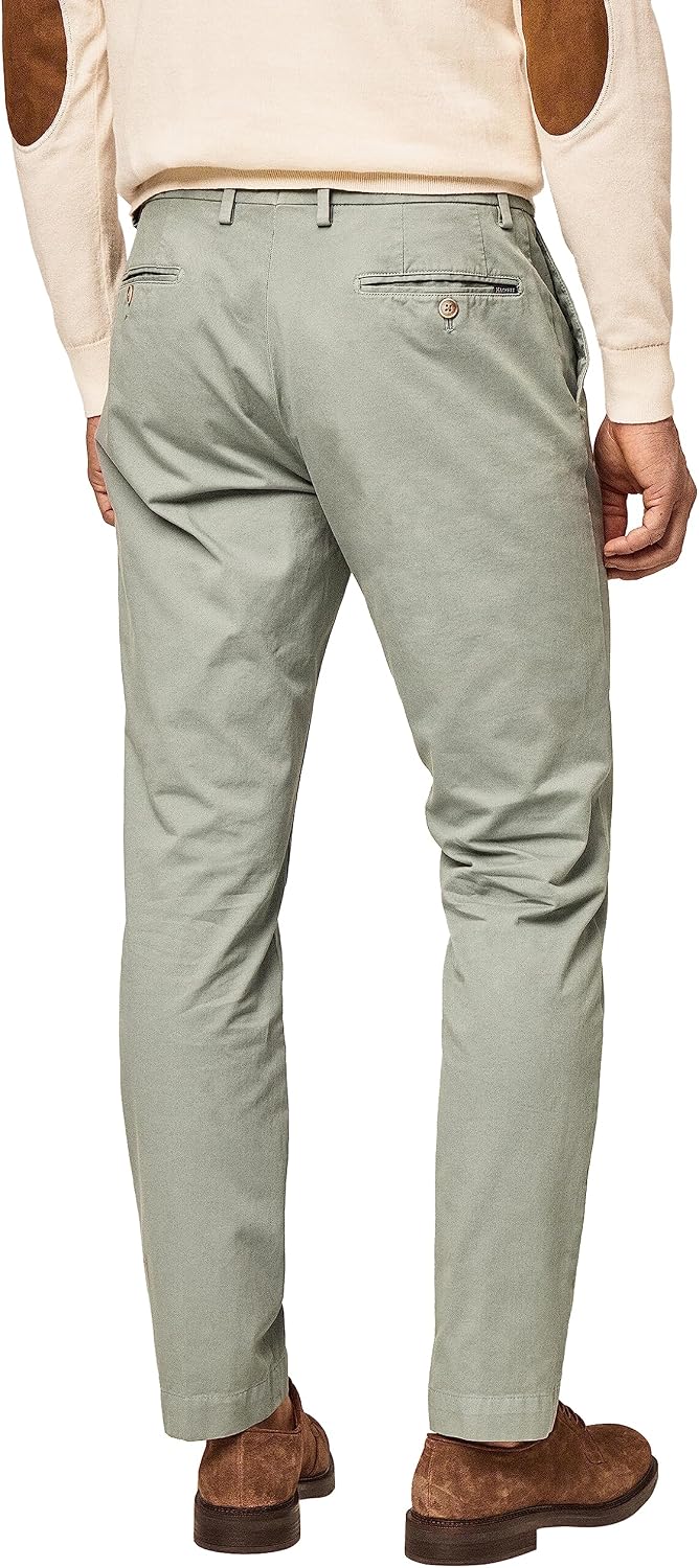 Hackett London Herren Hose Core Kensington 28W / 30L Dusty Green, 28W / 30L Dusty Green