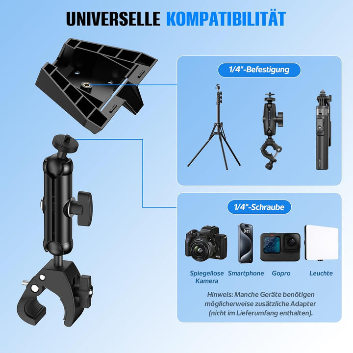 IMAYCC 360° Starlink Mini Halterung mit Adapter Mittlere Grösse, Mittlere Grösse
