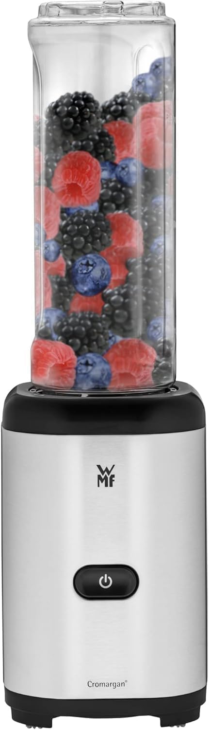WMF Kult X Entsafter elektrisch Obst Gemüse aus Edelstahl, 500W, Slow Juicer für grosse Fruchtstücke