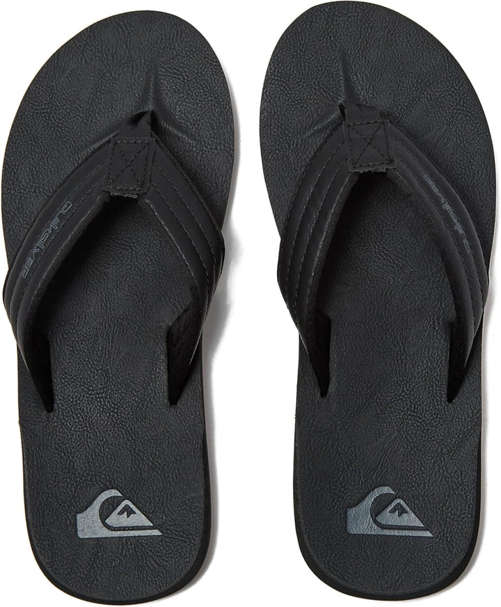 Quiksilver CARVER NUBUCK M SNDL TKD0 Herren Sandalen 39 EU Solide Schwarz, 39 EU Solide Schwarz