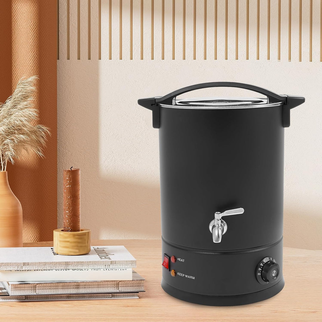Madelynn Wachsschmelzer 1800W Wachsschmelzgerät 12L Elektrisch Wachsschmelztopf 30–110°C Kerzenwachs