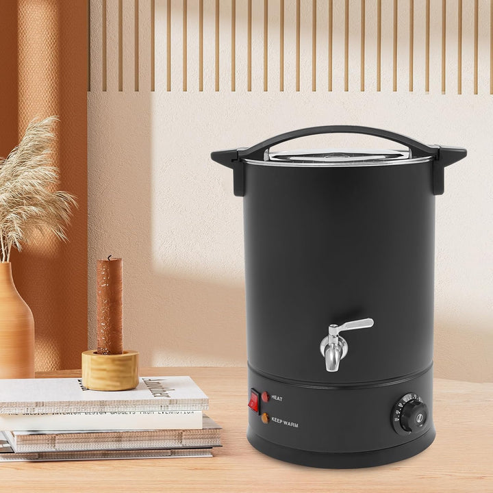 Madelynn Wachsschmelzer 1800W Wachsschmelzgerät 12L Elektrisch Wachsschmelztopf 30–110°C Kerzenwachs
