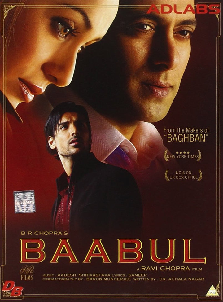 Baabul, DVD
