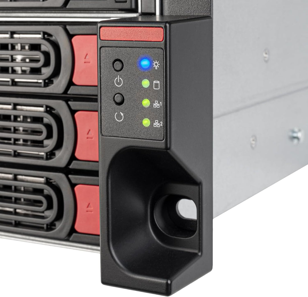SilverStone Technology SST-RM43-324-RS, 4HE-Rackmount-Speichergehäuse mit 24 Schächten für 2,5-Zoll-