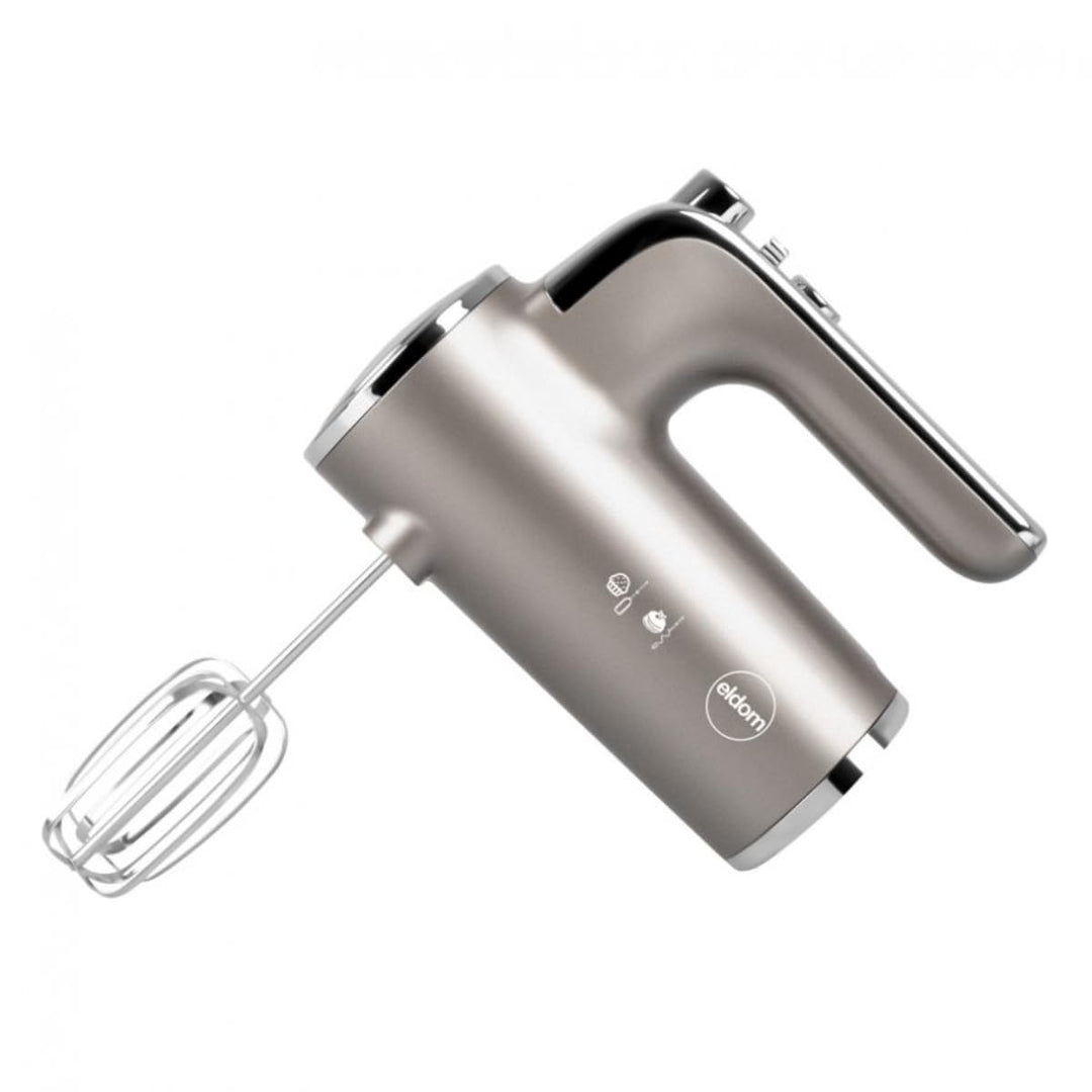 Küchenmaschine R110, Edelstahl, 400 W, 2 Paar Handmixer, Handrührgerät mit 5 Geschwindigkeitsstufen,