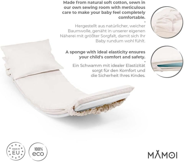 MAMOI® Matte für Balance Board Kinder, Kissen für Balance Board wippe, Balancieren und Gleichgewicht
