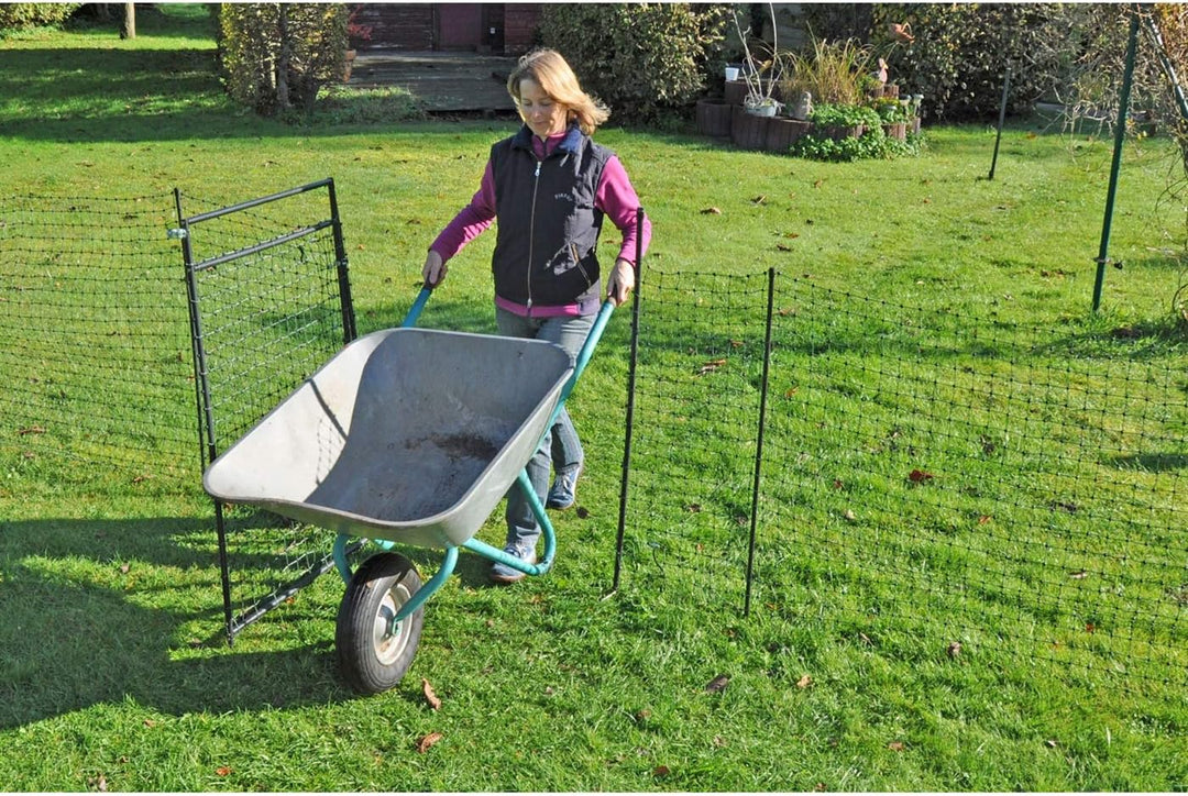 VOSS.farming Tür für Elektrozaunnetze, elektrifizierbar, Komple