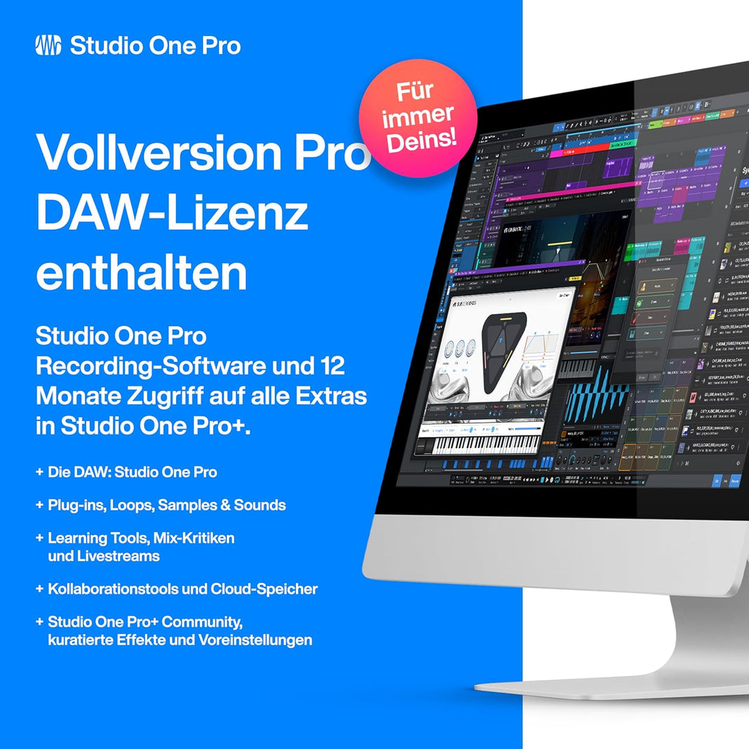 PreSonus Quantum 2626, 26x26, Thunderbolt 3, Geringe Latenz Audio-Interface mit Software-Bundle inkl