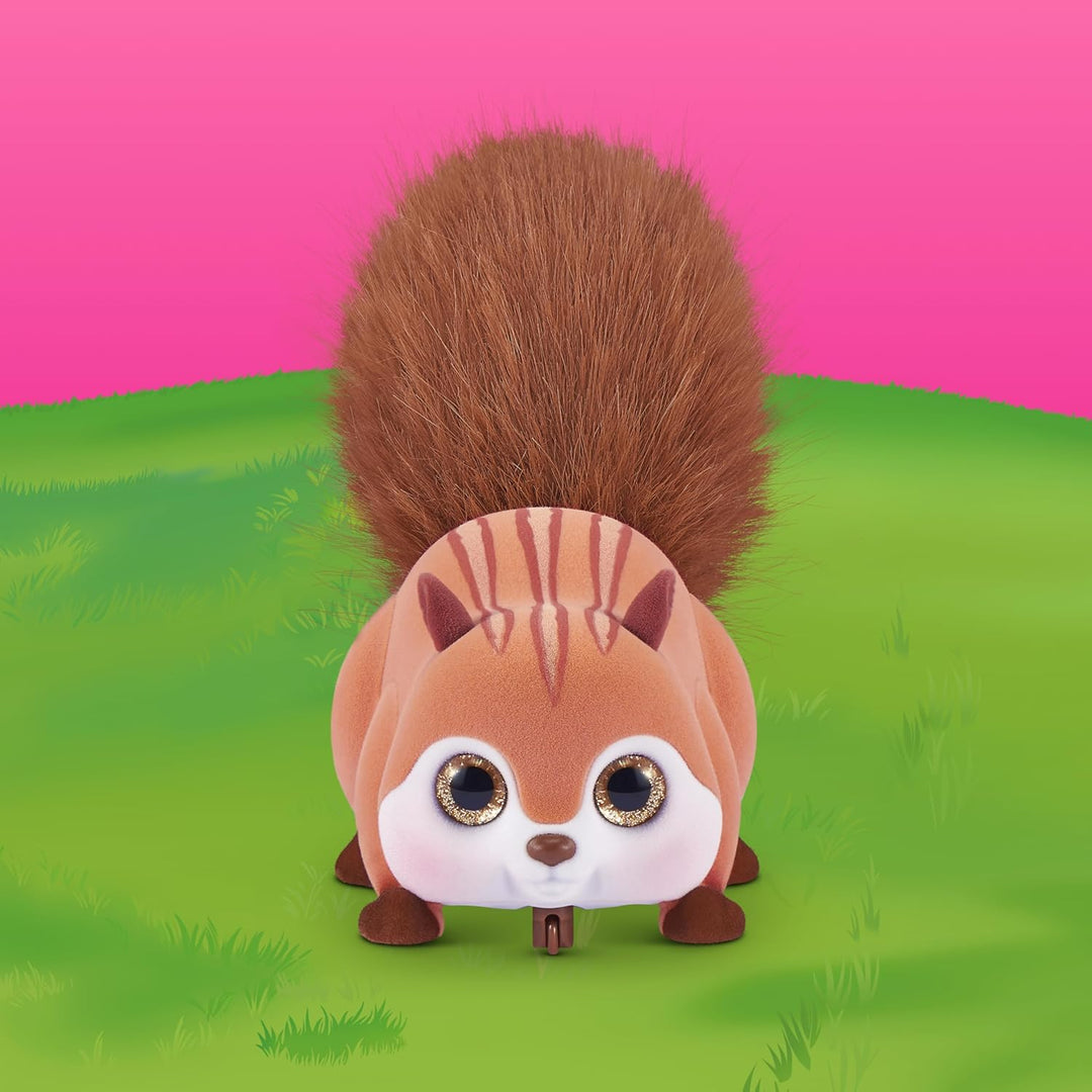 Pets Alive Scurry'n Squirrel (Braun) von ZURU – Interaktives Roboter-Haustier, Bewegliches Eichhörnc