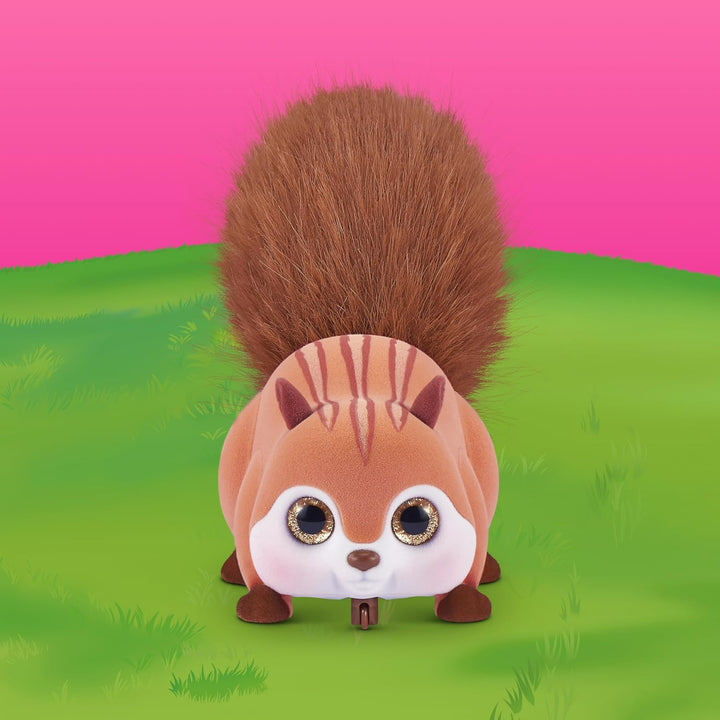 Pets Alive Scurry'n Squirrel (Braun) von ZURU – Interaktives Roboter-Haustier, Bewegliches Eichhörnc