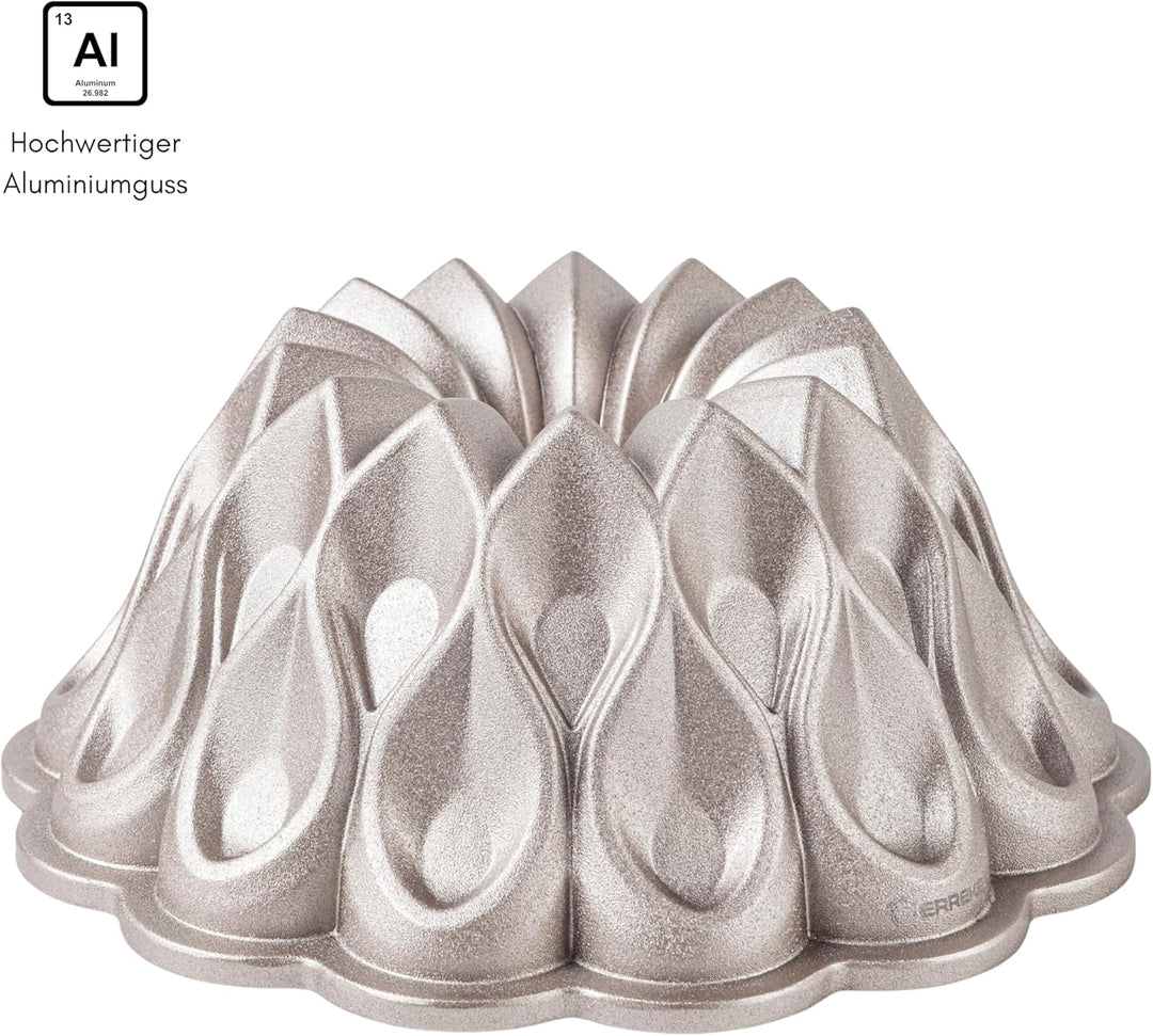 Erreke Gugelhupfform, Professionelle Qualität Kuchenform, Gugelhupf Backform, Sehr Widerstandsfähig,