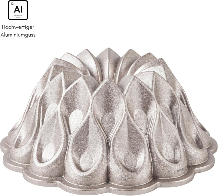 Erreke Gugelhupfform, Professionelle Qualität Kuchenform, Gugelhupf Backform, Sehr Widerstandsfähig,