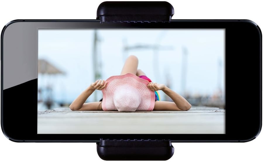 Rollei Smartphone Halterung - universeller Halter für ihr Smartphone mit 1/4“ Gewinde an der Unter-