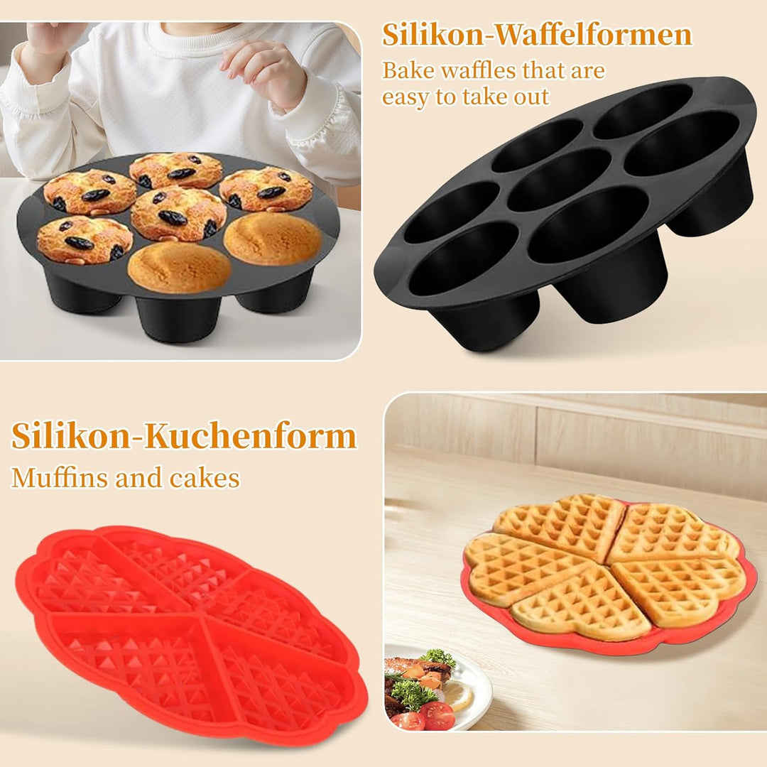 Heissluftfritteuse Zubehör für COSORI Turboblaze 5,5L/6L/6,2L/6,4L/Turbo Tower Pro 10,8L,Double Stac