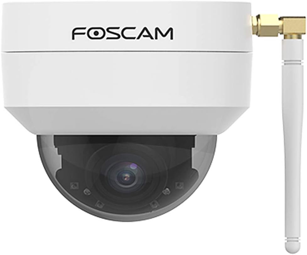 Foscam D4Z 4 MP Dual-Band WLAN PTZ Dome Überwachungskamera mit 4-Fach optischem Zoom, inkl. 64GB SD