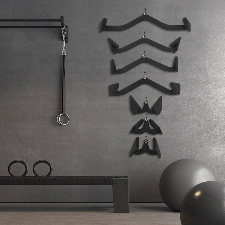 300Kg Pulldown-Stangenaufsatz, Kabelzug Griffe Latzug-Aufsatz Ruder-V-Stange-Aufsatz, Fitness Klimmz