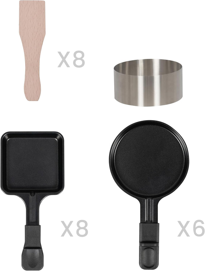 Macchina Per Raclette, Pizza E Crepes Per 8 Persone - Livoo - Doc337