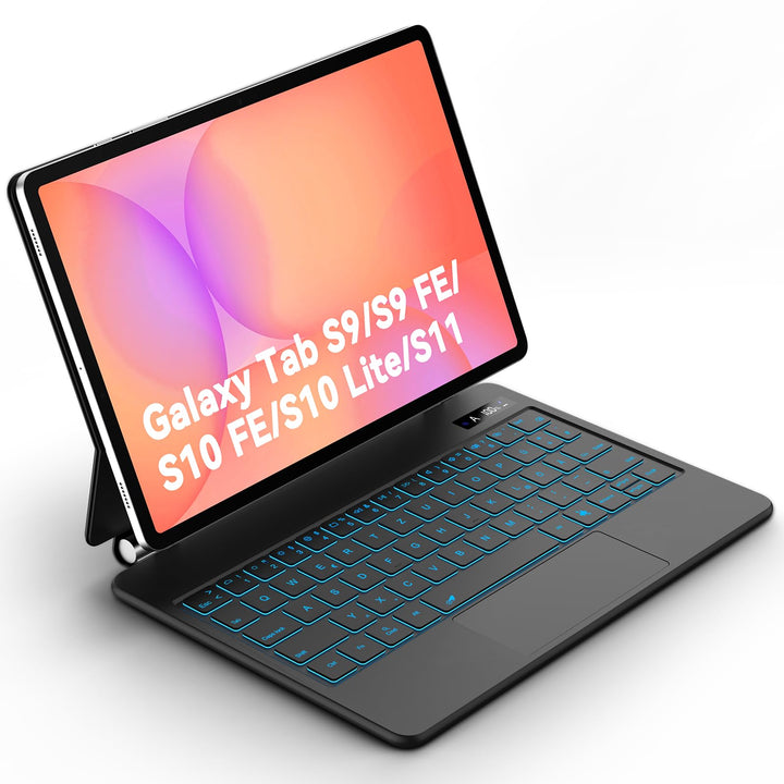 Bettdow für Samsung Galaxy Tab S10 Lite/Tab S10 FE/Tab S9 FE 10.9" und Tab S9 11" Tastatur Hülle, Sc