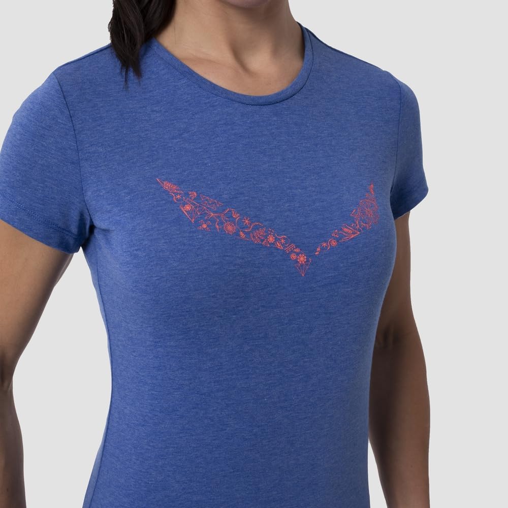Salewa Solidlogo Dri-Release® T-Shirt Damen M Electric Melange, M Electric Melange