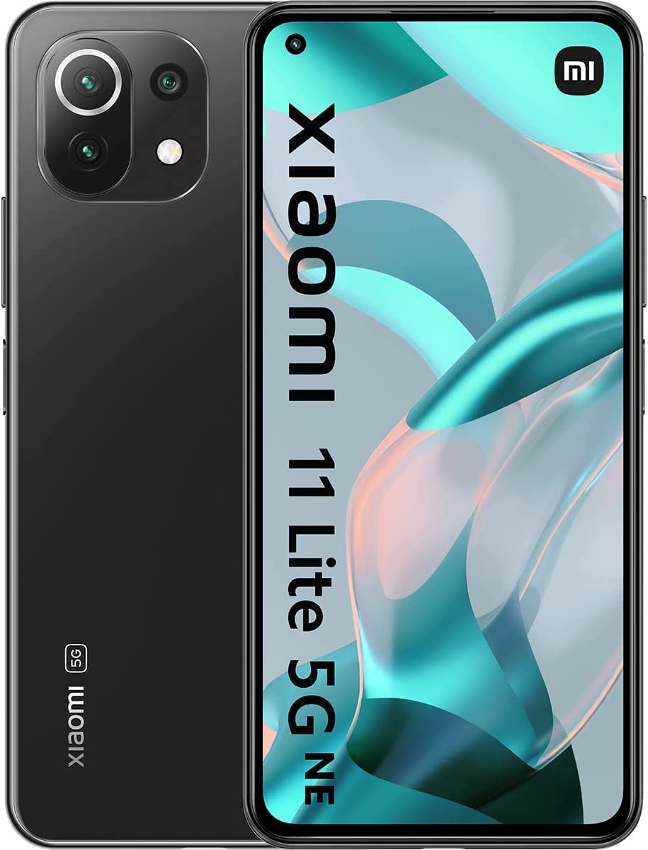 Xiaomi 11 Lite 5G NE - Smartphone 128GB, 6GB RAM, Dual SIM, Truffle Black, 6G+128GB