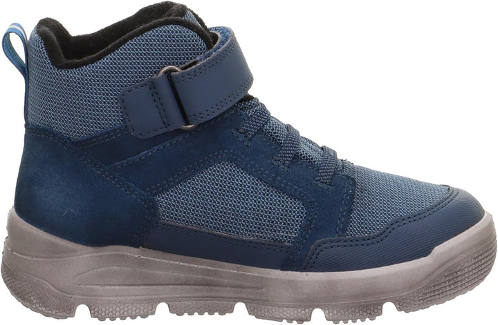 Superfit Jungen Mars Leicht Gefütterte Gore-tex Sneaker 27 EU Weit Blau Orange 8010, 27 EU Weit Blau