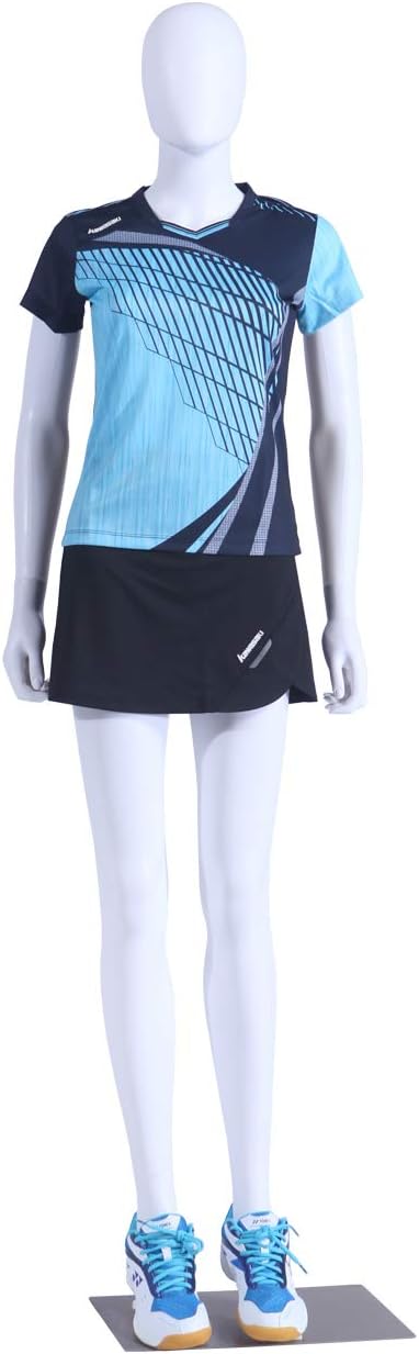 EurotonDisplay FC-7White weiss matt abstrakte Schaufensterpuppe mit Metallplatte Egghead ohne Gesich