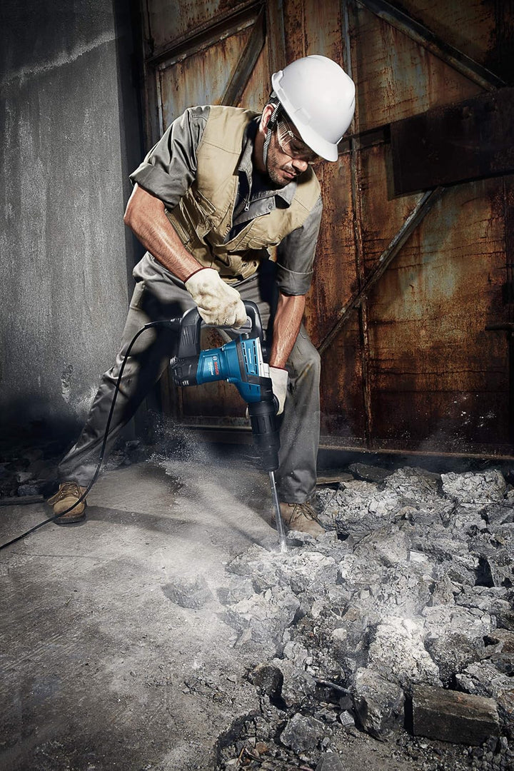 Bosch Professional Bohrhammer GBH 5-40 D (SDS Plus, inkl. Zusatzhandgriff, Fetttube, Maschinentuch,