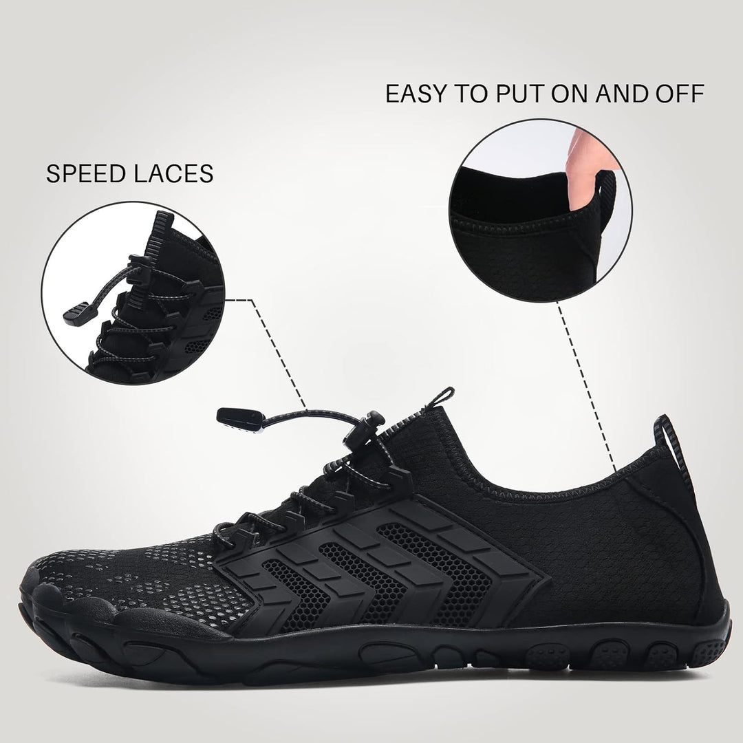 IceUnicorn Barfuss Schuhe Damen Walkingschuhe Barfussschuhe Herren Anfänger Bequeme Atmungsaktiv Ges