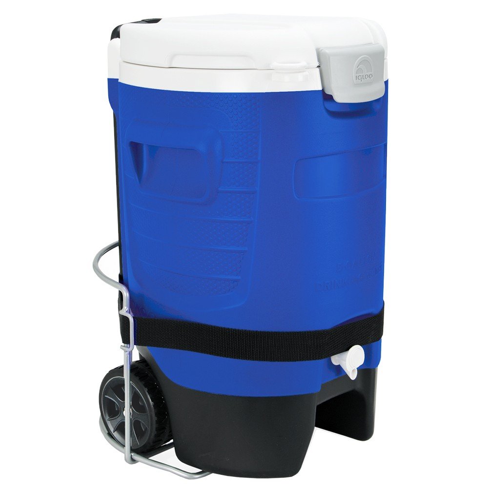 Igloo - Sport 5 Gallon Roller - Getränkespender mit Zapfhahn - 18,9 Liter - 38 x 35 x 55 cm (L x B x