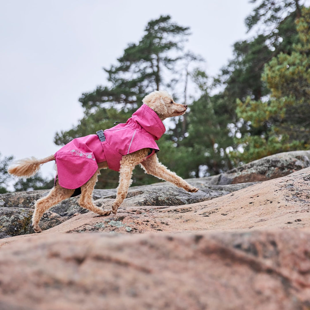 Hurtta Monsoon Coat II Hundemantel ECO (Ruby, 25 cm) 25 cm Ruby, 25 cm Ruby