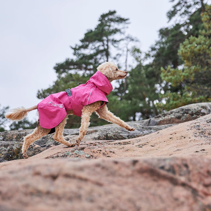 Hurtta Monsoon Coat II Hundemantel ECO (Ruby, 25 cm) 25 cm Ruby, 25 cm Ruby