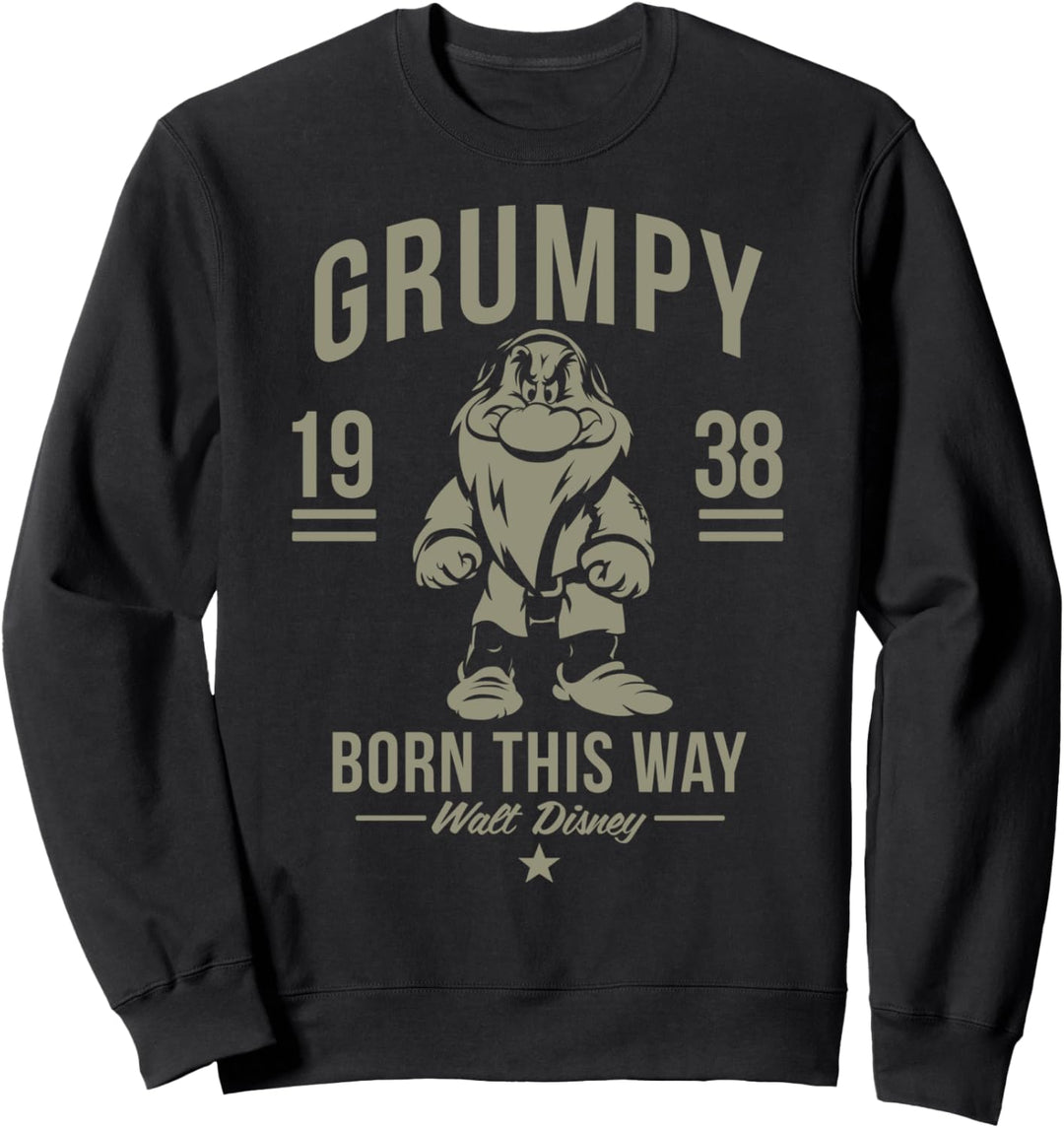 Disney Snow White Grumpy Born This Way 1938 Sweatshirt