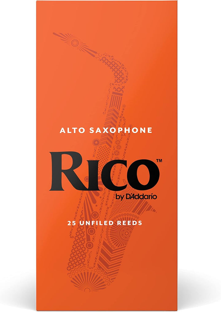 Rico by D'Addario Saxophon Blätter | Hochpräzise gefertigt | Alt Saxophon Blätter 3,5 Stärke | 25er-