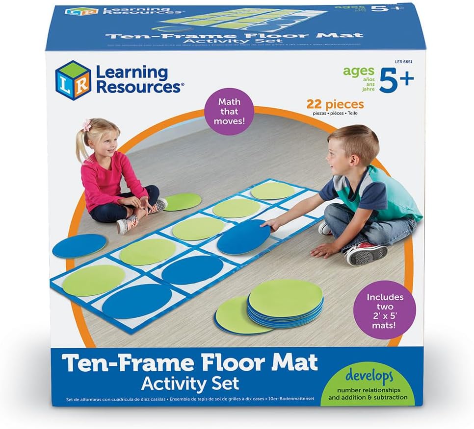 Learning Resources Spielset Zehnerblock-Bodenmatte