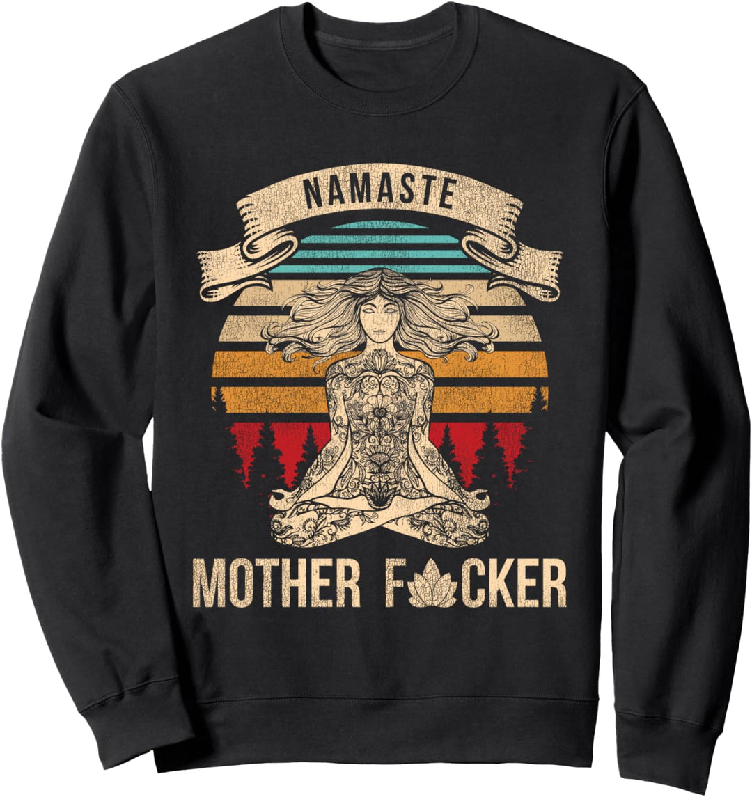 Yoga Namaste Mother Gift Tee Vintage Namaste Sweatshirt