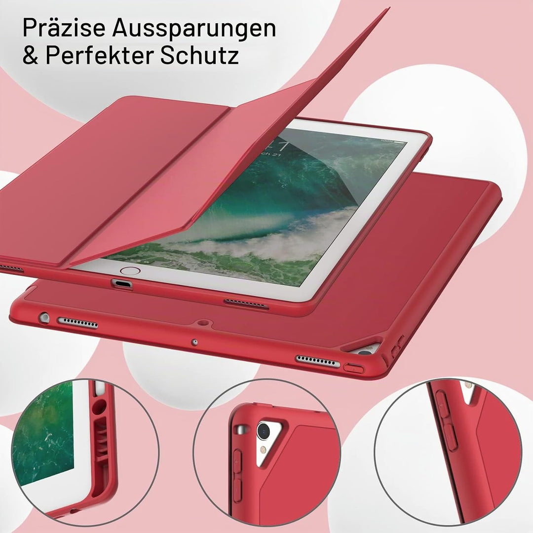 JETech Hülle für iPad Pro 12,9 Zoll (Modell 2015/2017, 1./2. Generation) mit Stifthalter, Dünne Tabl