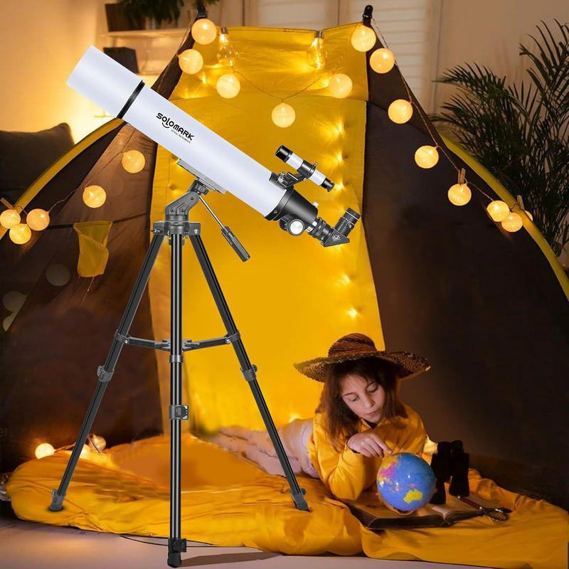 Teleskope für Erwachsene Astronomie, 80mm Aperture 900mm Professional Refraktor Telescope für Kinder