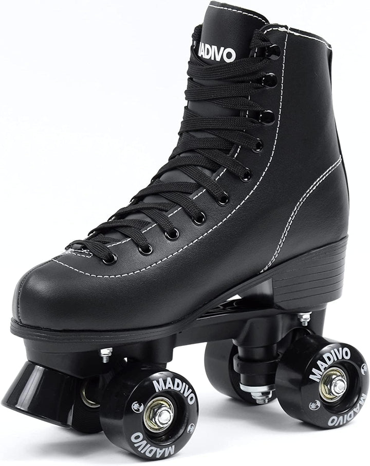 MADIVO Classic Damen Klassische Retro Rollschuhe | ABEC-7 Kugellager | Mädchen Roller Skates Inliner